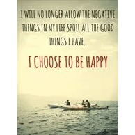 Text Graphic Stating “I Choose to Be Happy” in Bold, Colorful Letters Against a Bright, Uplifting Background.